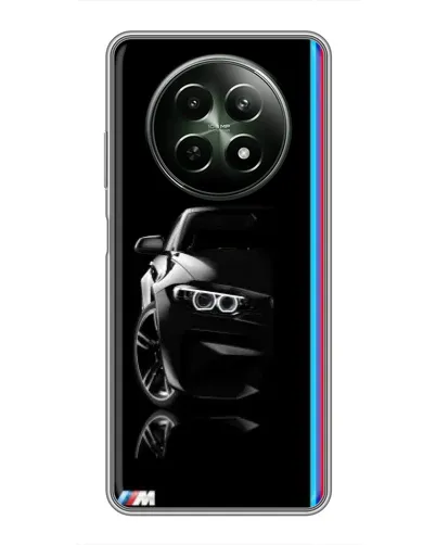 Чехол для Realme 12 5G с картинкой «Силуэт BMW в темноте» Чехол для Realme 12 5G с картинкой «Силуэт BMW в темноте»