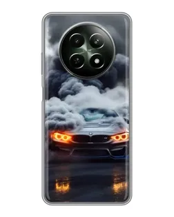 Чехол для Realme 12 5G с картинкой «BMW в дыму» Чехол для Realme 12 5G с картинкой «BMW в дыму»