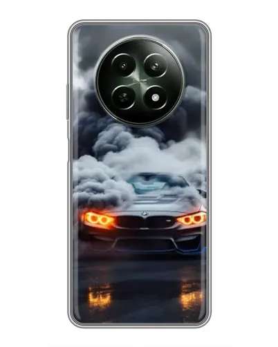 Чехол для Realme 12 5G с картинкой «BMW в дыму» Чехол для Realme 12 5G с картинкой «BMW в дыму»