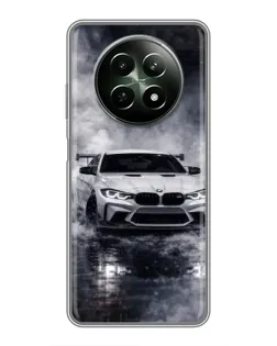 Чехол для Realme 12 5G с картинкой «BMW сквозь туман» Чехол для Realme 12 5G с картинкой «BMW сквозь туман»