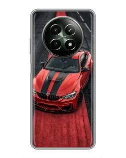 Чехол для Realme 12 5G с картинкой «BMW на красной дорожке» Чехол для Realme 12 5G с картинкой «BMW на красной дорожке»