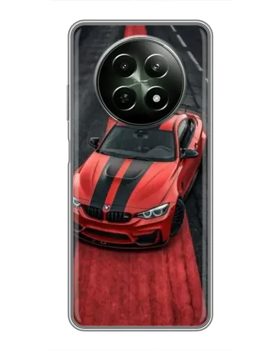 Чехол для Realme 12 5G с картинкой «BMW на красной дорожке» Чехол для Realme 12 5G с картинкой «BMW на красной дорожке»