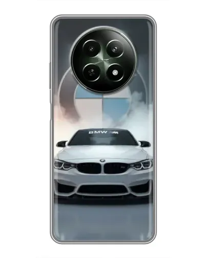 Чехол для Realme 12 5G с картинкой «BMW в белом дыму» Чехол для Realme 12 5G с картинкой «BMW в белом дыму»