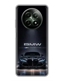 Чехол для Realme 12 5G с картинкой «BMW сквозь ночной город» Чехол для Realme 12 5G с картинкой «BMW сквозь ночной город»