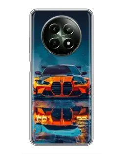Чехол для Realme 12 5G с картинкой «BMW — золотая эмблема» Чехол для Realme 12 5G с картинкой «BMW — золотая эмблема»