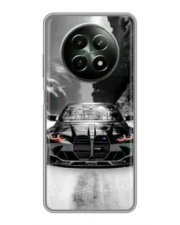 Чехол для Realme 12 5G с картинкой «BMW — акварельный дрифт» Чехол для Realme 12 5G с картинкой «BMW — акварельный дрифт»