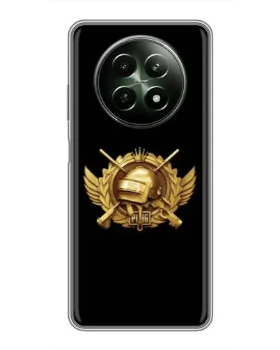 Чохол для Realme 12 5G з картинкою «PUBG — помаранчевий градієнт»