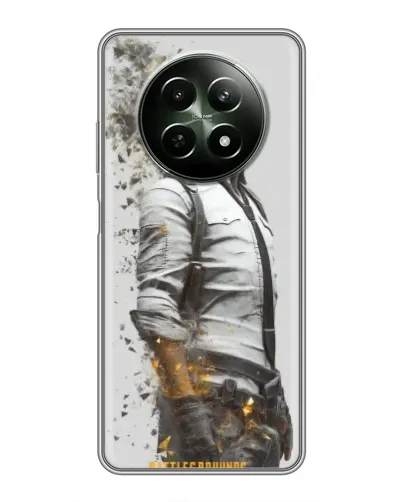 Чохол для Realme 12 5G з картинкою «PUBG — боєць у пилу»
