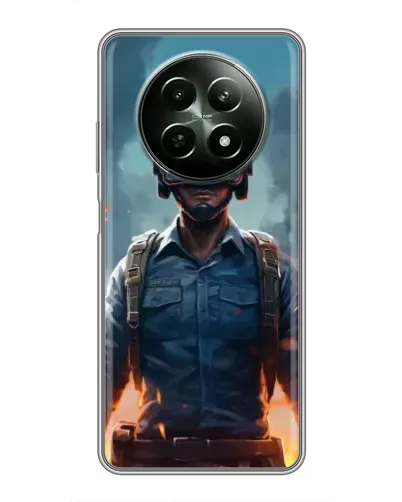 Чохол для Realme 12 5G з картинкою «PUBG — реалістичний герой»