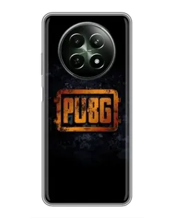 Чохол для Realme 12 5G з картинкою «PUBG — золотий логотип»