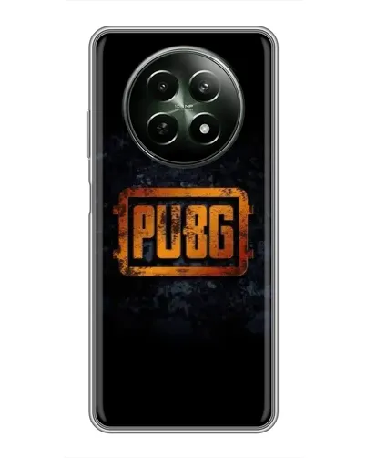 Чохол для Realme 12 5G з картинкою «PUBG — золотий логотип»