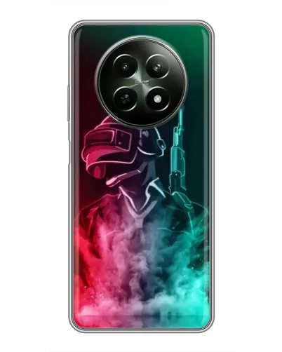 Чохол для Realme 12 5G з картинкою «PUBG — вогняний воїн»