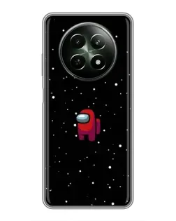 Чехол для Realme 12 5G с картинкой «Красный Among Us»