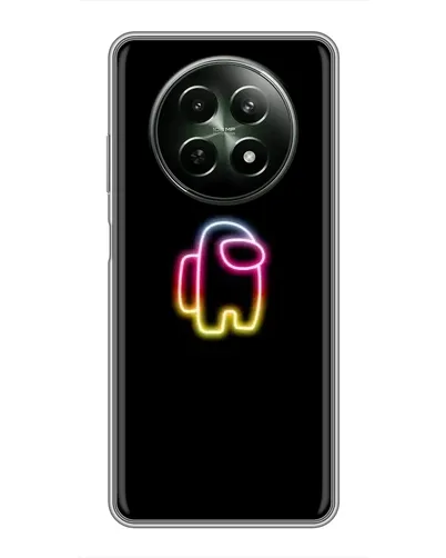 Чехол для Realme 12 5G с картинкой «Among Us градиент»
