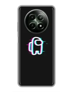 Чехол для Realme 12 5G с картинкой «Among Us неон»