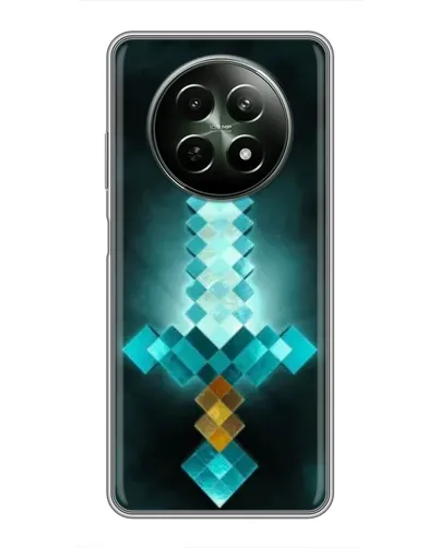 Чохол для Realme 12 5G з картинкою «Алмазний меч неон» Чохол для Realme 12 5G з картинкою «Алмазний меч неон»
