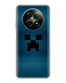Чехол для Realme 12 5G с картинкой «Крипер текстура»