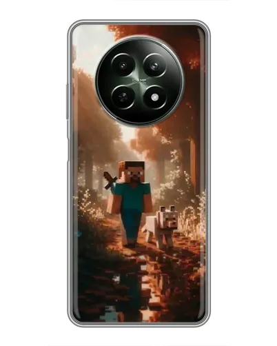 Чохол для Realme 12 5G з картинкою «Стів у лісі» Чохол для Realme 12 5G з картинкою «Стів у лісі»