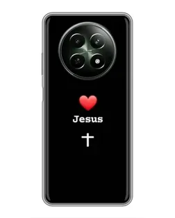 Чохол для Realme 12 5G з картинкою «Серце - Jesus» Чохол для Realme 12 5G з картинкою «Серце - Jesus»