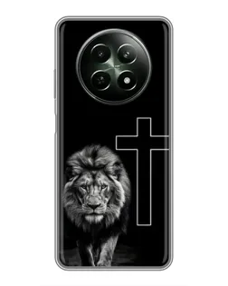 Чохол для Realme 12 5G з картинкою «Лев та Хрест» Чохол для Realme 12 5G з картинкою «Лев та Хрест»