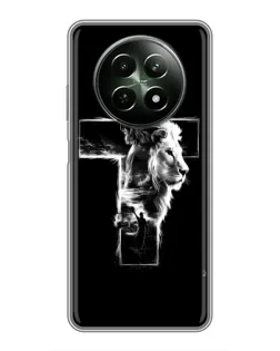 Чехол для Realme 12 5G с картинкой «Сияющий крест Jesus»