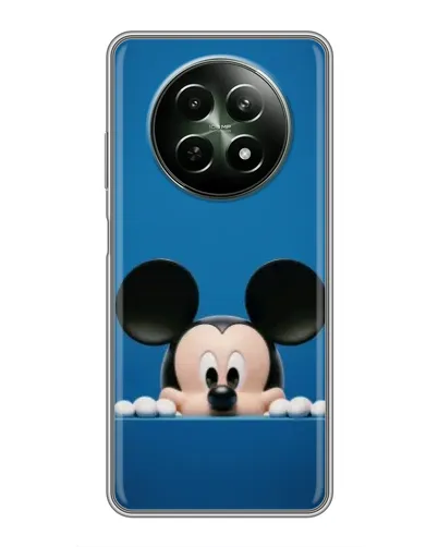 Чехол для Realme 12 5G с картинкой «Микки выглядывает»