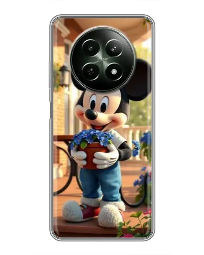 Чехол для Realme 12 5G с картинкой «Микки садовод»
