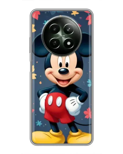 Чехол для Realme 12 5G с картинкой «Осенний Mickey Mouse»