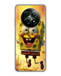 Чохол для Realme 12 5G з картинкою «Губка Боб стрибає» Чохол для Realme 12 5G з картинкою «Губка Боб стрибає»