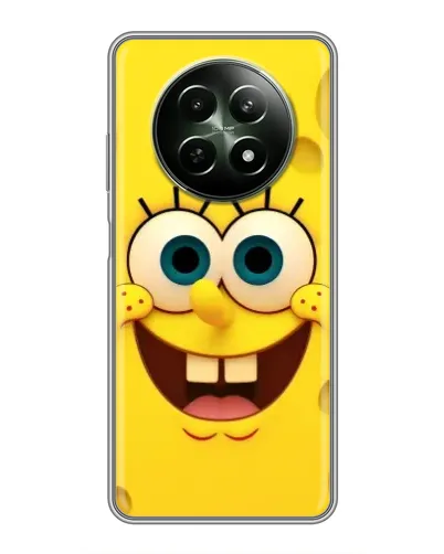 Чохол для Realme 12 5G з картинкою «Губка Боб посмішка»