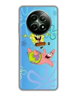 Чохол для Realme 12 5G з картинкою «Спанч Боб та Патрік» Чохол для Realme 12 5G з картинкою «Спанч Боб та Патрік»