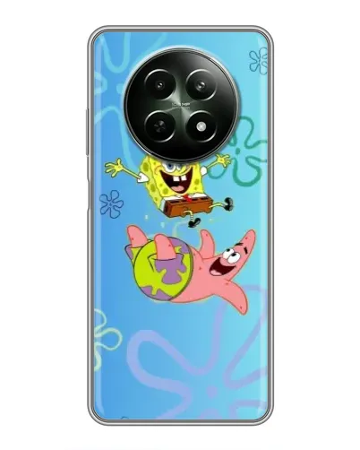 Чохол для Realme 12 5G з картинкою «Спанч Боб та Патрік»