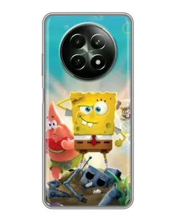 Чохол для Realme 12 5G з картинкою «Спанч Боб переможець» Чохол для Realme 12 5G з картинкою «Спанч Боб переможець»