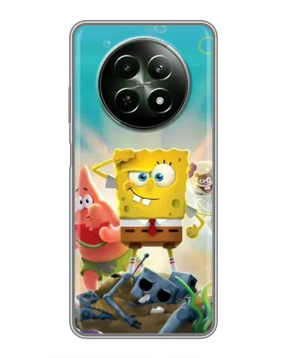 Чохол для Realme 12 5G з картинкою «Спанч Боб переможець»