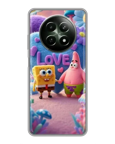 Чохол для Realme 12 5G з картинкою «Губка Боб Патрік»