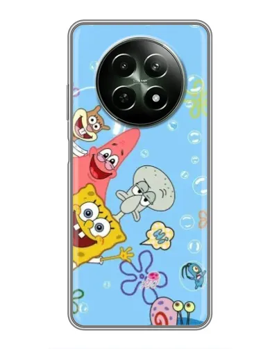 Чохол для Realme 12 5G з картинкою «Веселі бульбашки»