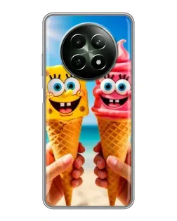 Чохол для Realme 12 5G з картинкою «Спанч Боб морозиво» Чохол для Realme 12 5G з картинкою «Спанч Боб морозиво»