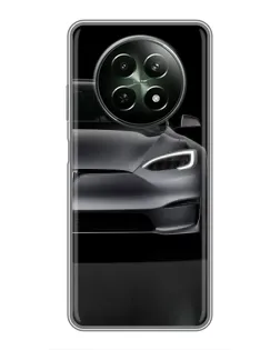 Чехол для Realme 12 5G с картинкой «Tesla Model S Look» Чехол для Realme 12 5G с картинкой «Tesla Model S Look»