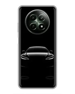 Чехол для Realme 12 5G с картинкой «Силуэт Tesla Night» Чехол для Realme 12 5G с картинкой «Силуэт Tesla Night»