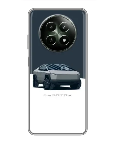 Чехол для Realme 12 5G с картинкой «Серебристый Cybertruck Tesla» Чехол для Realme 12 5G с картинкой «Серебристый Cybertruck Tesla»