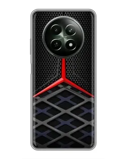 Чехол для Realme 12 5G с картинкой «Mercedes Carbon Grid»