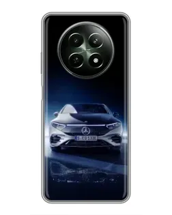 Чехол для Realme 12 5G с картинкой «Ночной Mercedes EQ»