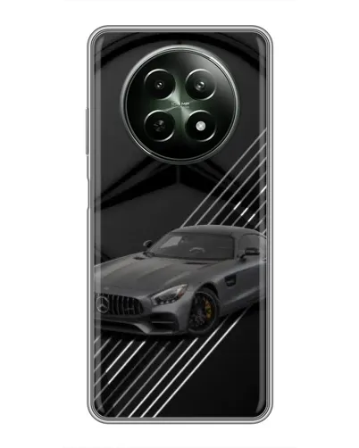 Чехол для Realme 12 5G с картинкой «Mercedes AMG — графика» Чехол для Realme 12 5G с картинкой «Mercedes AMG — графика»