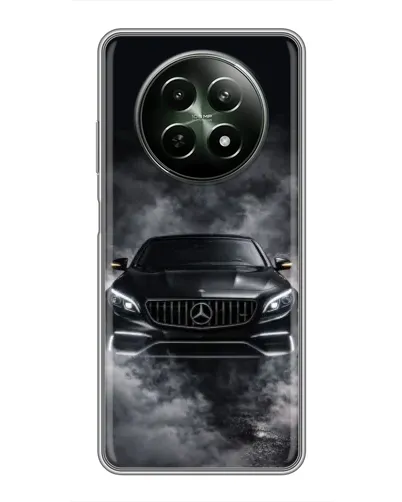 Чехол для Realme 12 5G с картинкой «Mercedes в дыму» Чехол для Realme 12 5G с картинкой «Mercedes в дыму»