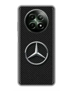 Чехол для Realme 12 5G с картинкой «Карбоновый Mercedes стиль» Чехол для Realme 12 5G с картинкой «Карбоновый Mercedes стиль»