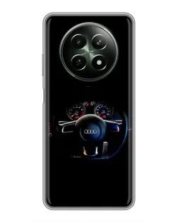 Чехол для Realme 12 5G с картинкой «Салон Audi — руль» Чехол для Realme 12 5G с картинкой «Салон Audi — руль»