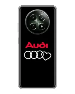 Чехол для Realme 12 5G с картинкой «Логотип Audi Heart» Чехол для Realme 12 5G с картинкой «Логотип Audi Heart»