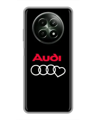 Чехол для Realme 12 5G с картинкой «Логотип Audi Heart» Чехол для Realme 12 5G с картинкой «Логотип Audi Heart»
