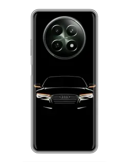 Чехол для Realme 12 5G с картинкой «Audi — ночной контур»