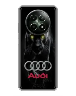 Чехол для Realme 12 5G с картинкой «Пантера и Audi»
